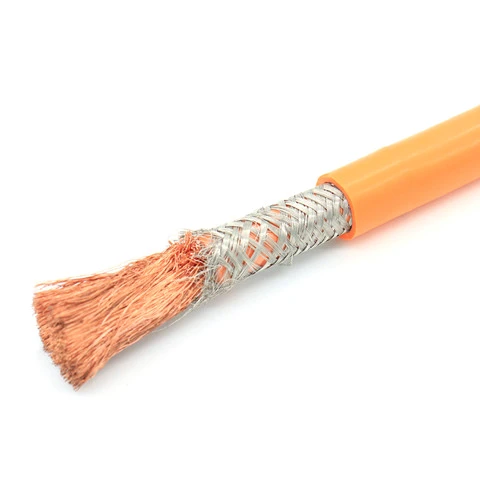 Electric Vehicle Cable Shielded 25mm2 35mm2 50mm2 70mm2 95mm2 XLPO XLPE Silicone Rubber HV DC EV Power Cable