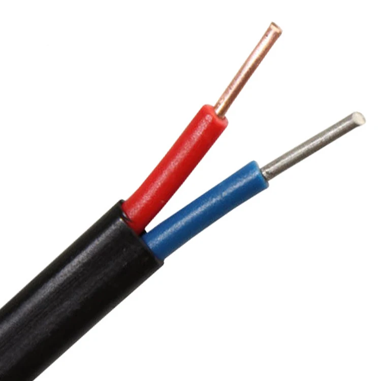 KC 2*1mm2 PVC Insulated K Type Thermocouple Compensating Wire High Temperature Sensor Cable