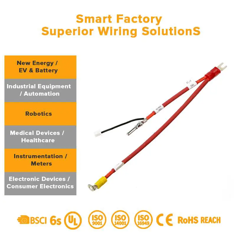 Robot Wiring Harness With Wiber X2 Sensor Cable and Viber X2 Sensor Cable for Robot Vibration Monitoring System