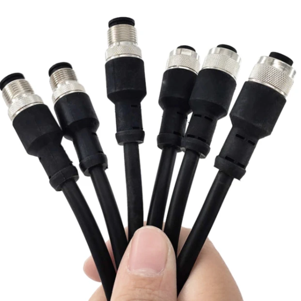 QUANWEI Factory Connector Wire Male to Female Bus Camera Monitor Car Accessories 4pin Sensor Cable