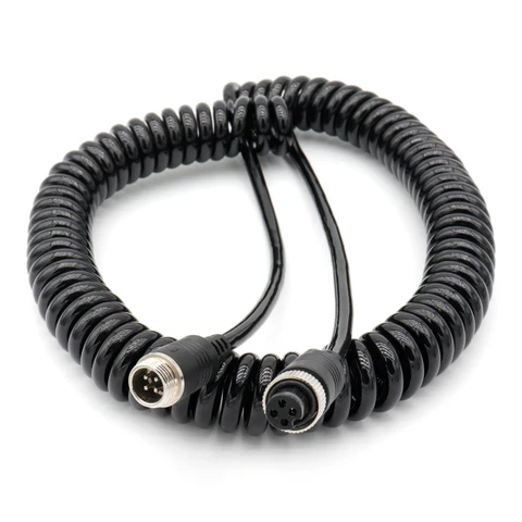 4 Pin Camera Cord Car Video Aviation Extension Cable Trailer Backup Camera Extension Cable for Truck Backup Monitor