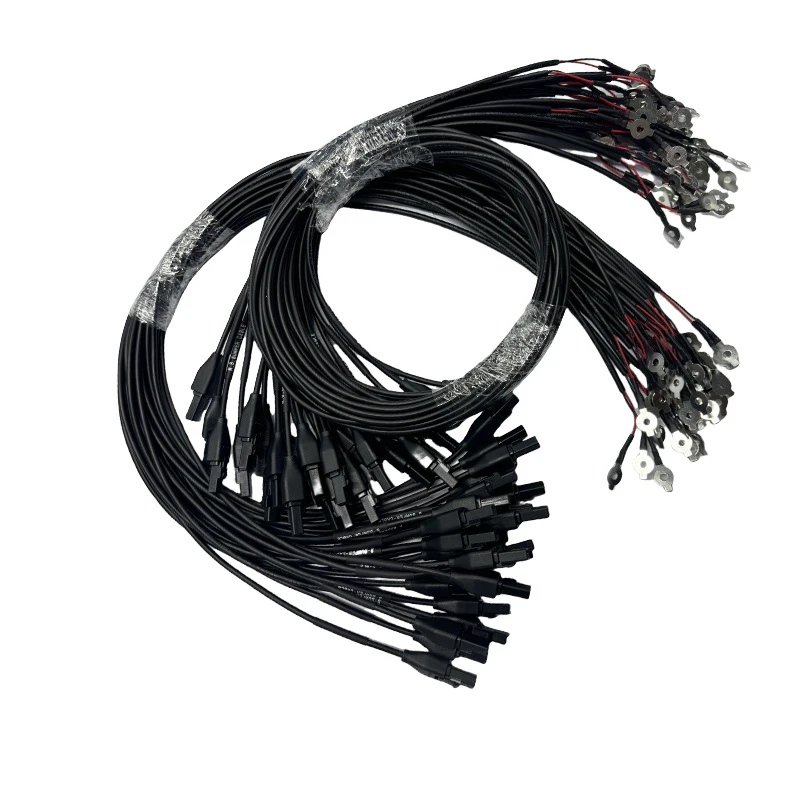 Custom M12 2 3 4 5 6 8 12 Pin Connector Cable 30 Core Sensor Cable with PP Rope Wrapping Copper Clad Aluminum for Industrial Use