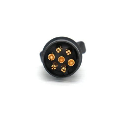 Trailer Plug Connector 7 Pin Europe Trailer Adapter Electrical Socket for RV Heavy Duty Trailer