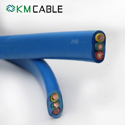 Special Submersible Pump Cable JHSB Cable, Deep Well Pump Borewell Cable 2/3 Core 2.5/4/6mm²