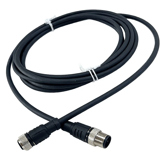 Custom Waterproof Sensor Cable M8 M12 IP67 4-20 Pin Temperature Pressure Sensor Connector Cable