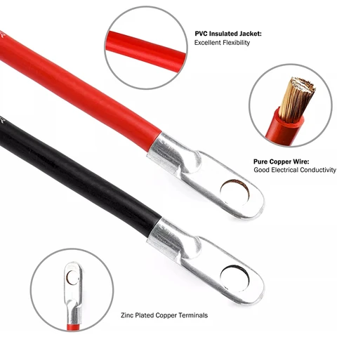 Wholesale Customized Vehicle Battery Cable 25 35 50 70 mm Bulk Battery Series Cable
