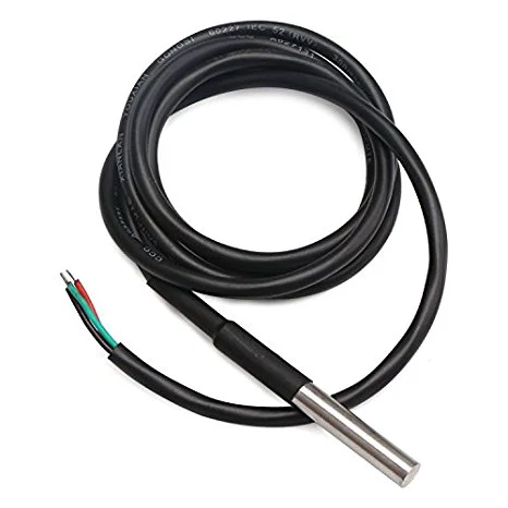 2M PT1000 Temperature Sensor Probe Cable for Monitoring Temperature