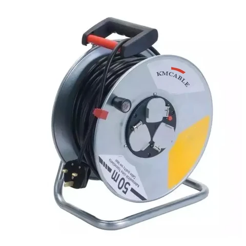 Hand-held Wire Reel 3core 2.5mm2 50M CE Power Cord Industrial Cable Reel Mobile Cable Tray