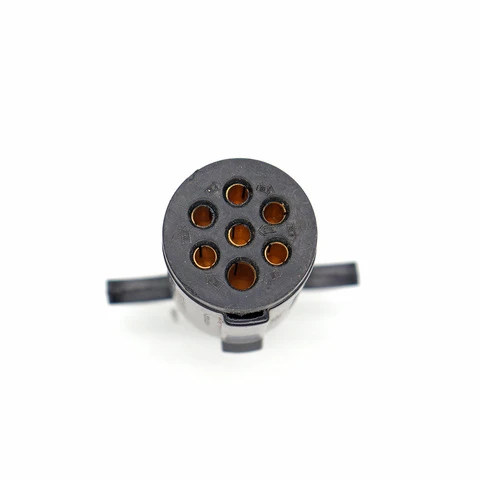 Trailer Plug Connector 7 Pin Europe Heavy Duty Trailer Adapter Electrical Socket for RV Trailer