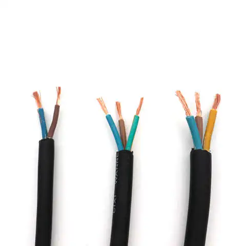 OEM TPU 3 Core 5 Core 6mm Electric Power and Signal Cable for EV Charger Pole