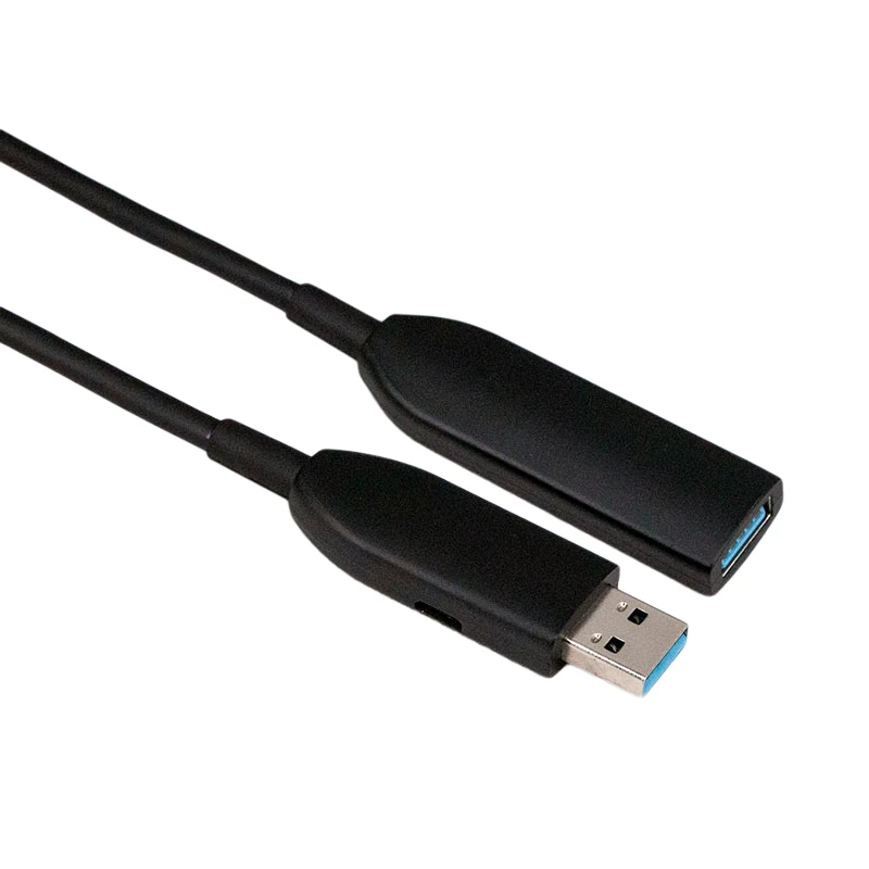 ADAMICU USB 3.0 Micro-B Optical Fiber Data Cable Copper Conductor Solid Anti-Interference PVC Jacket 10M 50M Stage Equipment