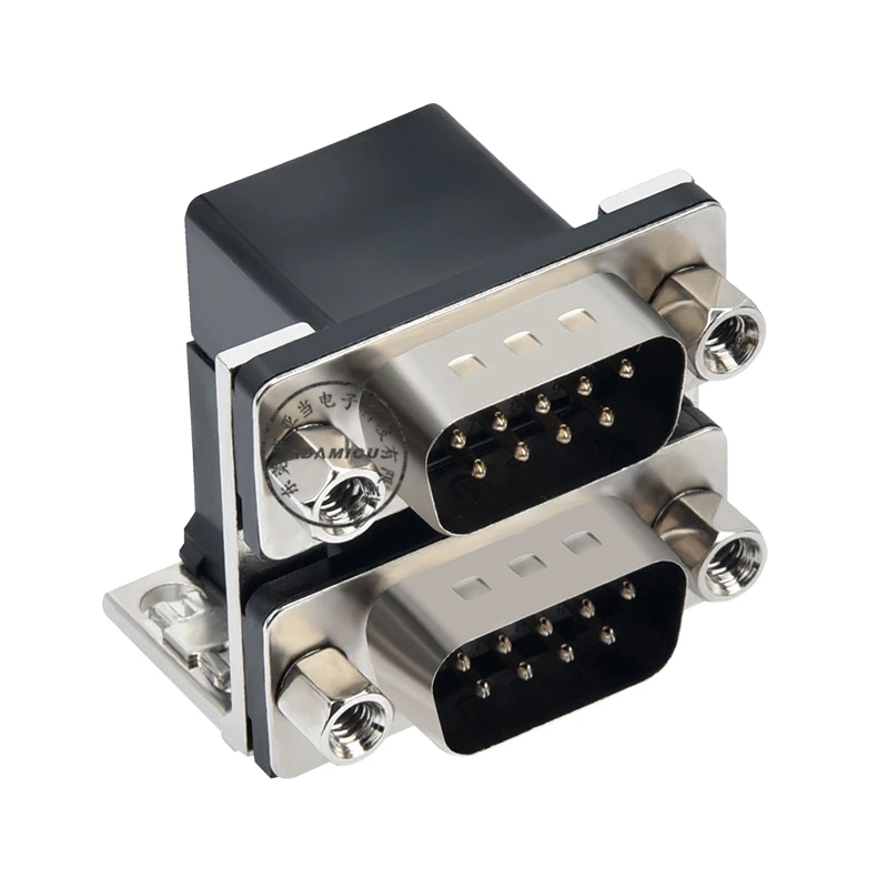 9-Pin Male D-Sub DB9 Female Connectors Series VGA Type 5A Rated Current for PCB and Rj45 D-sub Circular Connector Conector