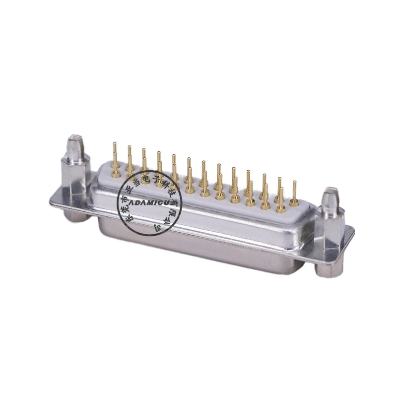 VGA 25 Pin Male High Power Copper Contact SPCC Shell IP67 Rated Right Angle Connector for PCB