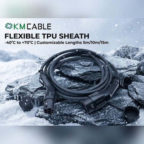 Type 2 Portable EV Charging Cable 32A 22kW Adjustable, Retail Packed, CE Certified Wholesale for Online Sellers