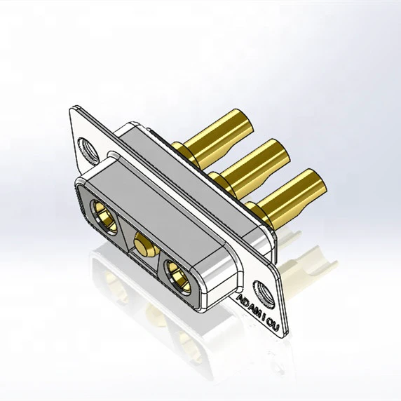 Professional Female Solder Cup Industrial Power Connector 40 Amp 3V3 Industrial Connectors