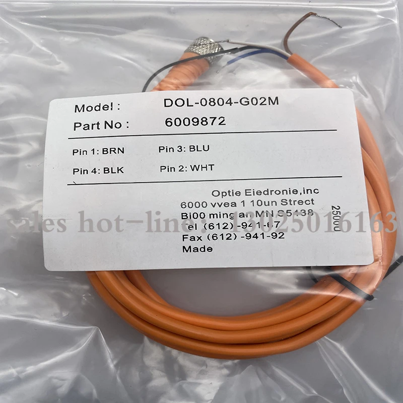Sensor Cable Wire DOL-0804-G02M DOL-0804-G05M DOL-0804-W02M DOL-0804-W05M DOL-0804-W010M in Stock