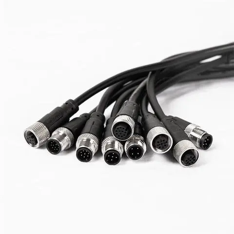 Custom Waterproof Industrial IP67 IP38 M12 Female Male Connector Cable 3 4 5 8 Pin Sensor Connector Cable