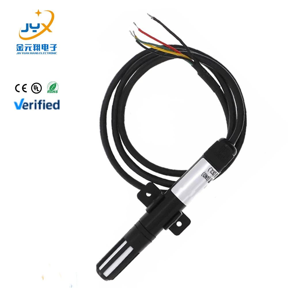 High Precision Waterproof I2C or RS485 Digital Sensor Probe Cable 1M 2M 3M 5M for Temperature and Humidity Durable Shield