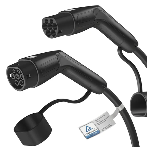 Bulk Sale Type 2 to Type 2 EV Charging Cable 32A 22kW Mode 3 Three-Phase AC Charging Cable for Public Charging Stations