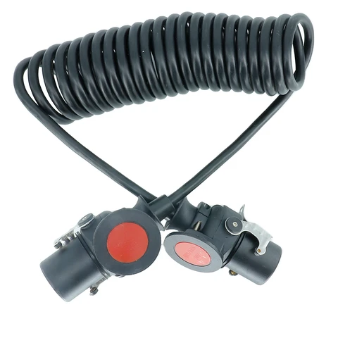 ISO 7638 7pin EBS ABS Adapter Trailer and Truck Power Cable 24V Extension Connector Trailer Cable for Car Trailer Boat Truck