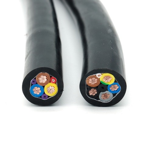 H05bz5-F H07bz5-F Robust Flexible Multicore PUR Sheathed Rubber Electric Vehicle AC Charging EV Connection Cable
