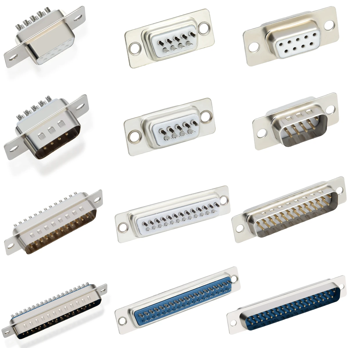 D-Sub 15 Pin Male Connector Cable VGA 15Pin Solder Type DB High Quality DB 15 Pin Male Connector