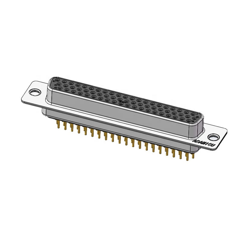Adamicu Brand Female Dip Straight Machined Contacts 62-Way D Sub Connectors High Quality d Sub 62 Ways from ADAMICU BRAND