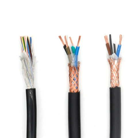 Factory Direct Shielded Cable 3 Core 4 Core 5 Core Control Power Cable 0.5mm 1.5mm 2.5mm 4mm PVC PUR Cable