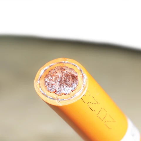 High Voltage Shielded EV Cable 6mm 10mm 25mm 35mm 50mm 70mm Orange HV Electrical Vehicle Car Boat Power Cable