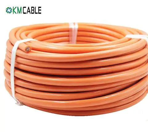Powertrain Cable 50mm Automotive HV Cable 50mm2 Shielded High Voltage Orange Copper Power Cable