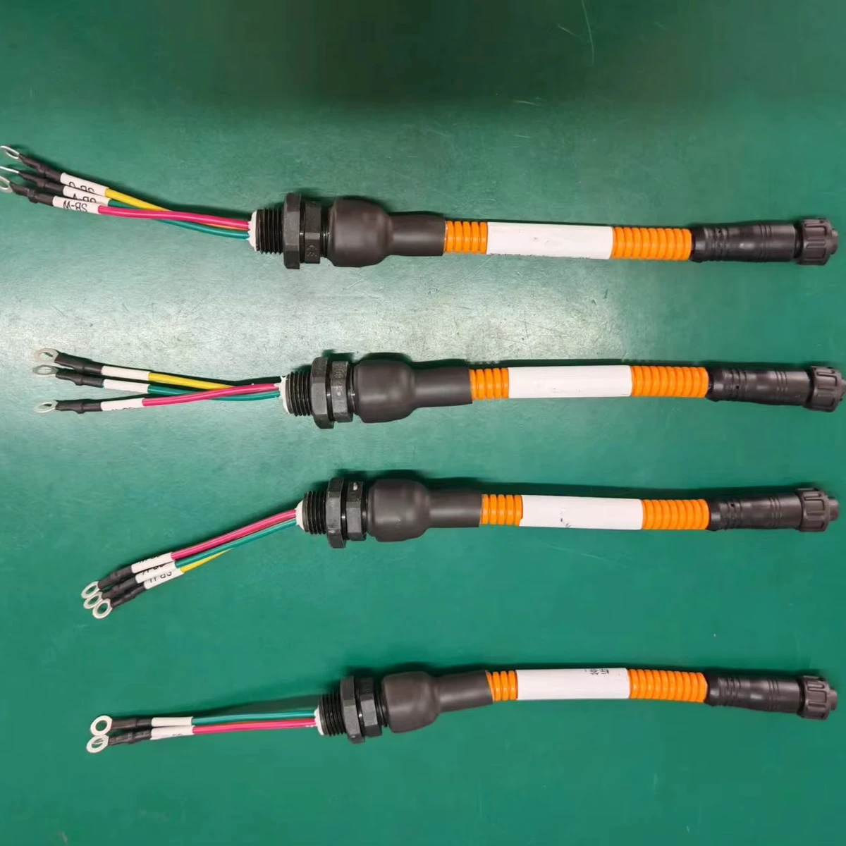 PTFE Insulated Water Outlet Temperature Sensor Cable Assembly for Automotive & Industrial Systems, PVC Electronic Wiring