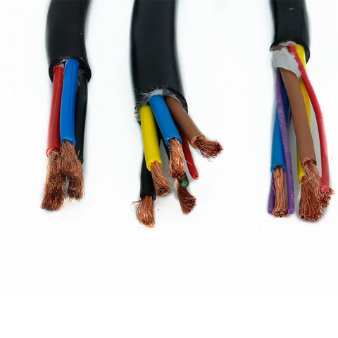 IEC62893 EN50620 3G6+2x0.5mm EV Combined Power and Data Cable 5g25+2x0.75mm EV Cable for EV Charging Pile Changing Station