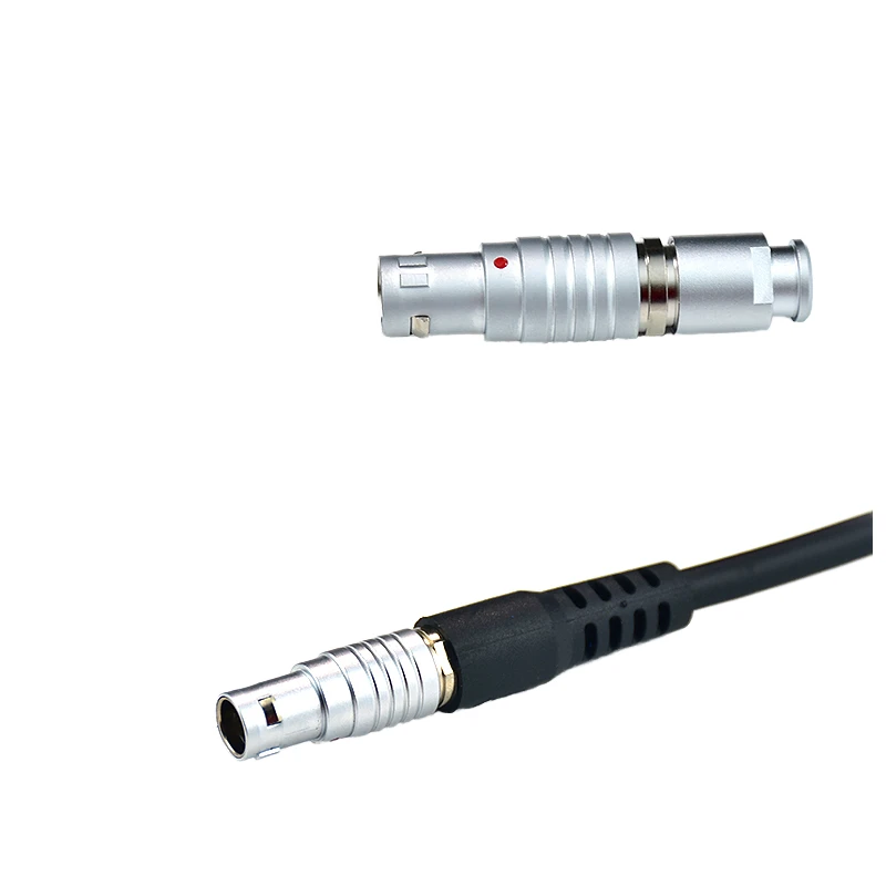 TT B Series EGG FGG Custom Brass Housing Copper Gold Plating IP50 Audio/Video Push Pull Straight Cable Plug Connectors 00B 0B 1B