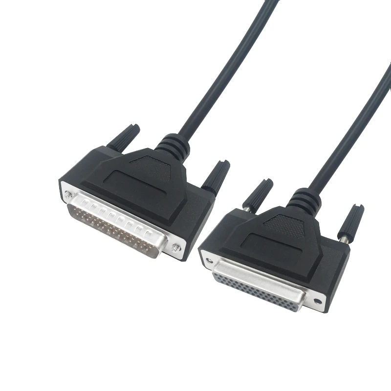 ADAMICU 1 Meter D-sub 2P Connector Cable with PVC Jacket Copper Core DB 37P for Computer