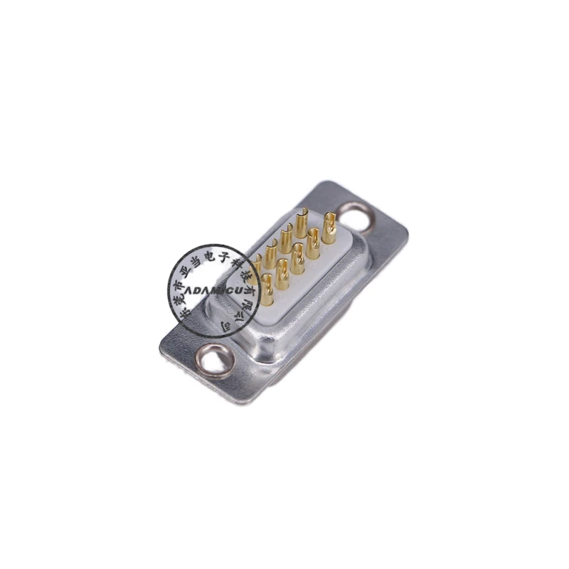 High Quality 9-Pin Female D-Sub Power Connector Solder Cup Copper Contact Product Category-Connectors