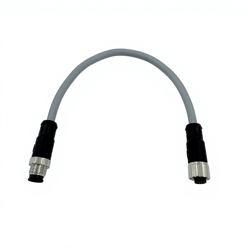 M12 5 Pin Female Connector Sensor Cable Assembly Pigtail PUR Jacket Waterproof IP67 Industrial Wire Harness for Sensor Actuator