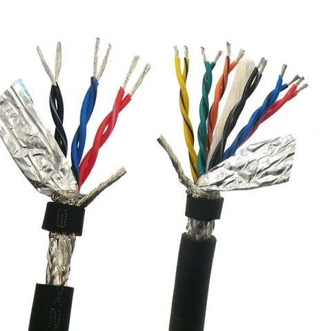 UL2464 Multi Pair Foil TC Screen Shield Cable Twisted Conductor 24 22 20 Gauge AWG RS485 RS232 Signal Control Cable