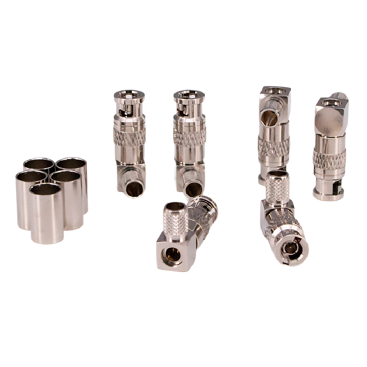 Brass Contacts RCA Connector Male Adapter Socket 50A Rated Current Audio Terminal Jack PCB Panel Mount for Coaxial Applications