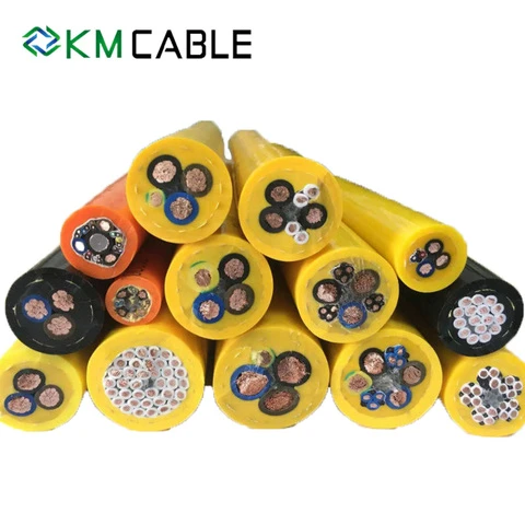 Zero Neutrally Buoyant ROV Optical Fiber Tether, Heavy Duty Underwater Fiber Optic Umbilical Cable for Submarine ROV Equipment