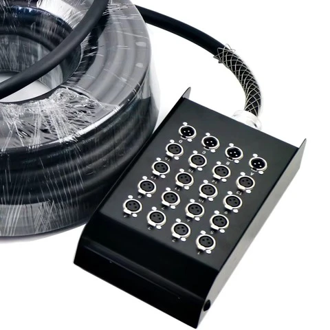 Wholesale 8-32CH Multi-Core Audio Snake Cable, Professional Audio Signal Cable for Live & Studio