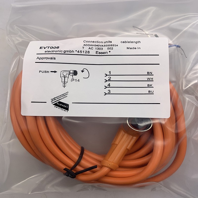 New Sensor Connection Cable in Stock EVT001 002 003 004 005 006 007 008 009 One-year Warranty Reliable Gold Seller