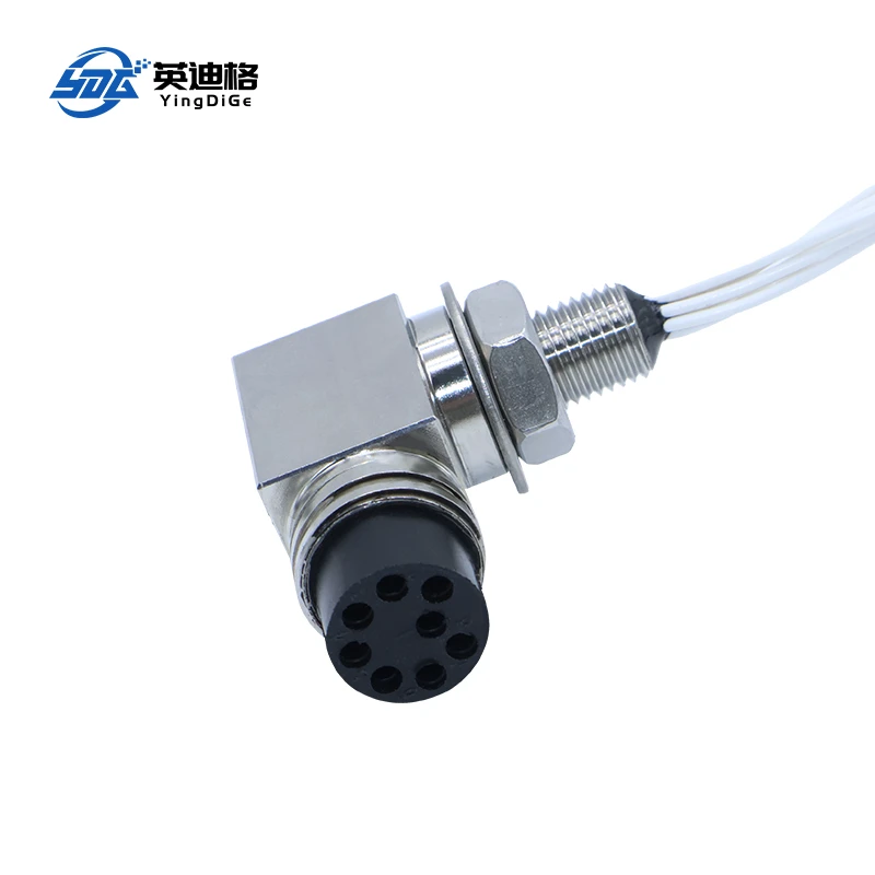 IP68 Right-angle Waterproof Marine Wire Connectors ROV Underwater Submarine Power Cable 5 Pins Male/Female PCB