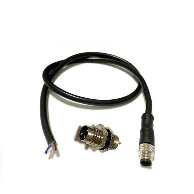 Binder M8 Sensor 3pin 4pin 5pin 6pin 8pin Waterproof Circular Cable M12 M16 M23 M5 Straight Connector