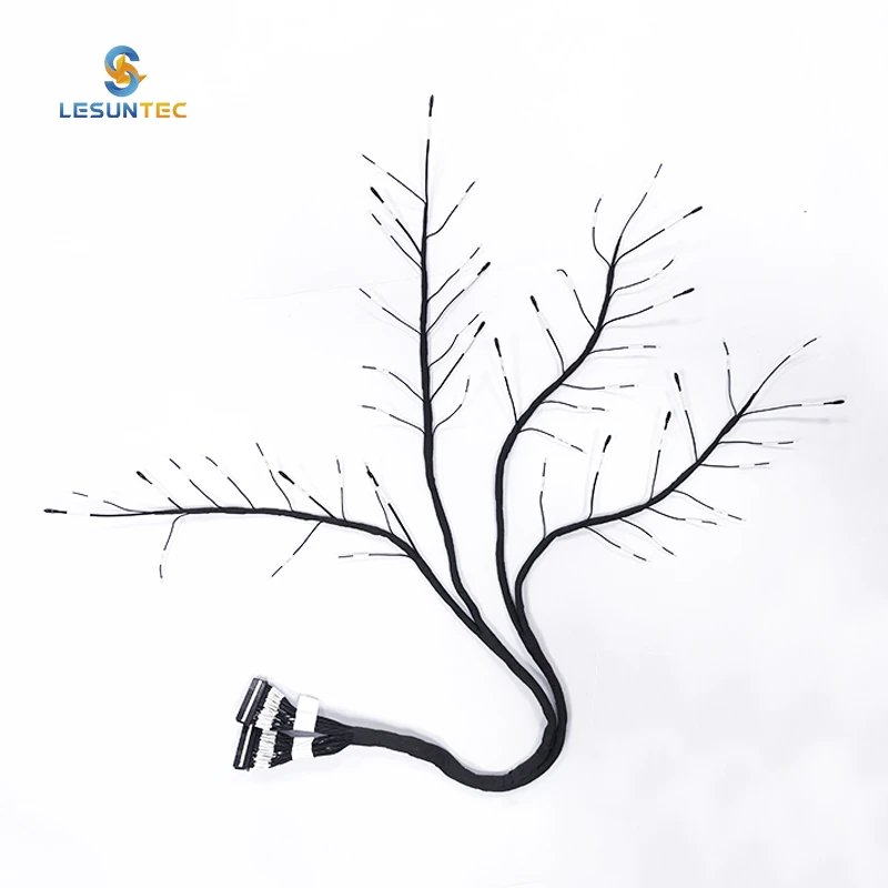 Lesun OEM ODM Automotive BMS Temperature Acquisition Cable Assembly Temperature Sensor Wire Harness for Automobiles