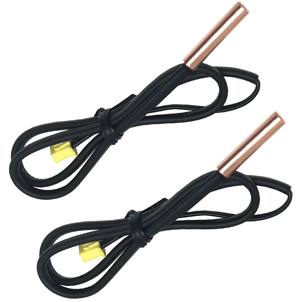 Factory Customized Nickel Plated Copper Shell 5*25mm 10k 1% 3435 NTC Temperature Sensor Cylinder Sensor Cable