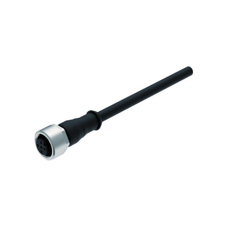 TK16CF-Z2 M12 6-Pin 2m High Accuracy Linear Type IP67 Sensor Kits and Cable Assemblies with Connecting Cable