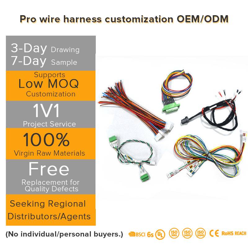 Speed Sensing Robot Wiring Harness With Speed Sensor Extend Cable and Motorcycle Speedometer Sensor Magnetic Cable