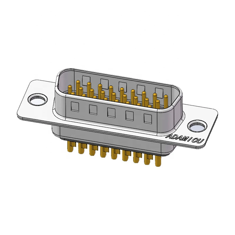 High Density 26 Pin VGA D Sub Connectors Serial RS232 Cable with Male Sub PC Solder Cup Cable