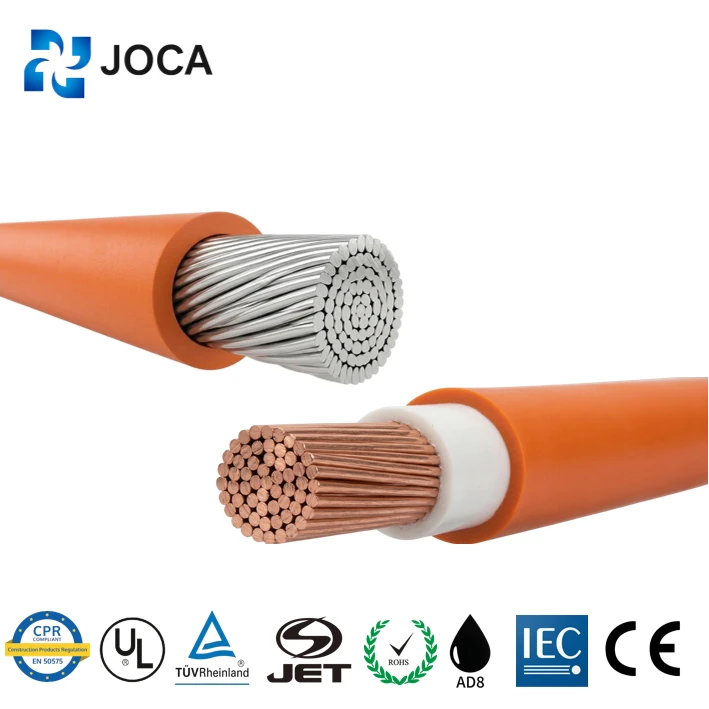 TUV 1500V DC ES-H15ZZ-F/H Storage Battery Cable XLPE LSZH 125℃ Flame Retardant Double Insulated Wire For BESS