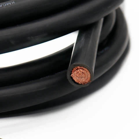 Copper Cable Welding OFC 4mm2 10mm2 16mm2 25mm2 Class K Rubber Power Cable Welding Cable
